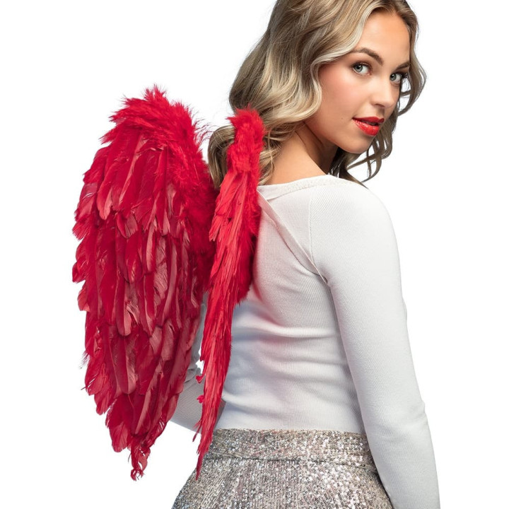 Ailes d'ange en plumes - Accessoire de déguisement