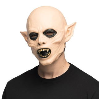 Masque vampire yeux noirs en latex - Accessoire de déguisement