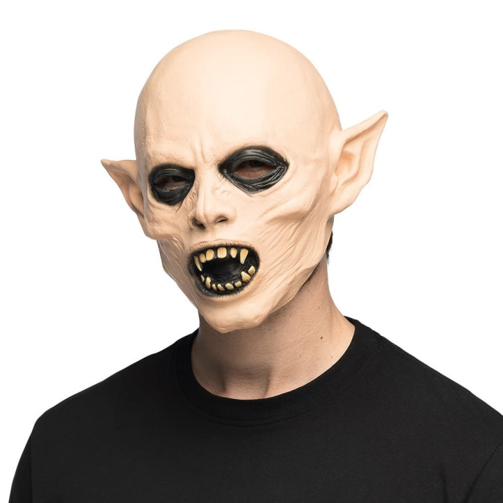 Masque vampire yeux noirs en latex - Accessoire de déguisement