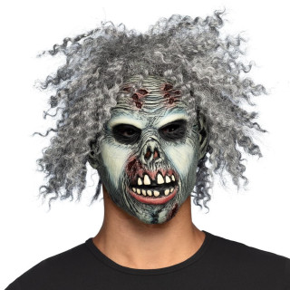 Masque zombie fou en latex - Accessoire de déguisement