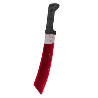 Machette factice sanguinolente - Accessoire de déguisement