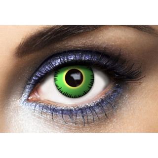 Lentilles fantaisie vertes Hulk - Déguisement Halloween