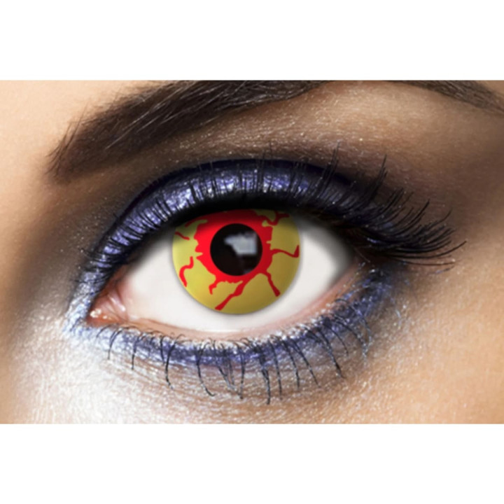 Lentilles fantaisie virus - Déguisement Halloween