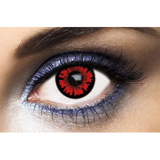 Lentilles fantaisie vampire rouge - Déguisement Halloween