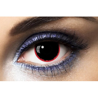 Lentilles fantaisie Halo Red - Déguisement Halloween
