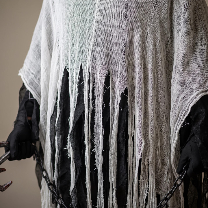 Costume adulte homme homme des ténèbres blanc et gris - L