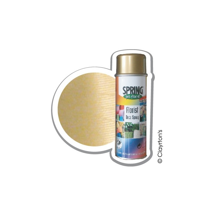 Bombe peinture or