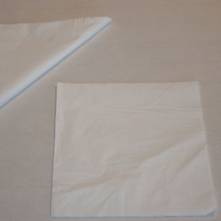 Serviettes cocktail papier blanc