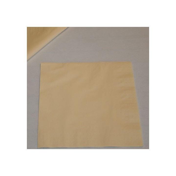 Serviettes cocktail papier écru
