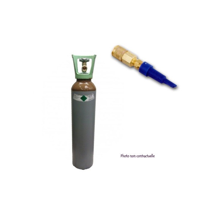 Bouteille d'hélium avec détendeur.