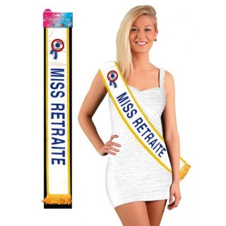 Écharpe miss retraite