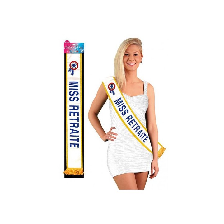 Écharpe miss retraite