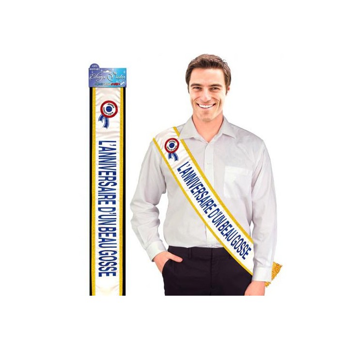 Écharpe l'anniversaire du beau gosse