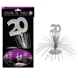 Centre de table 20 ans