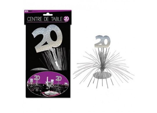 Centre de table 20 ans