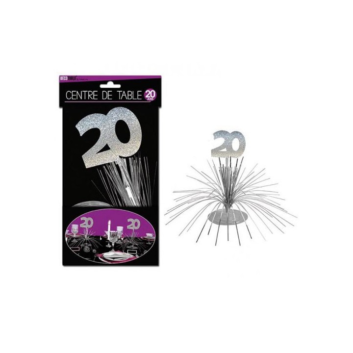 Centre de table 20 ans