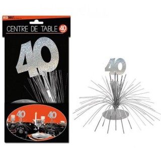 Centre de table 40 ans