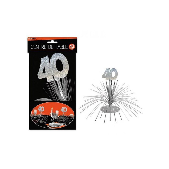 Centre de table 40 ans