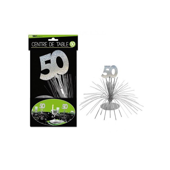 Centre de table 50 ans