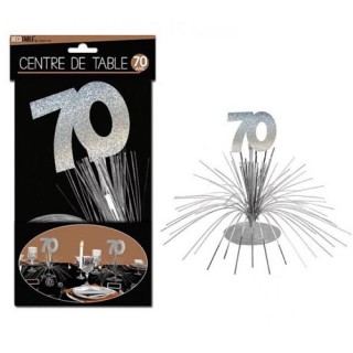 Centre de table 70 ans