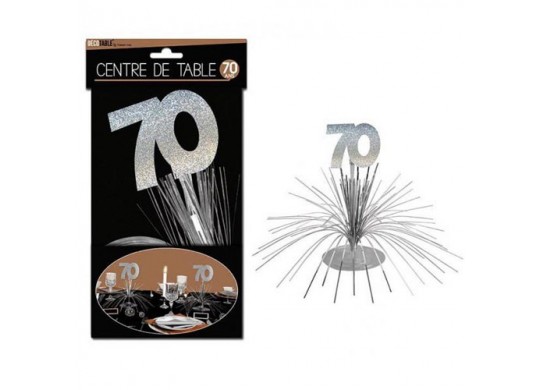 Centre de table 70 ans