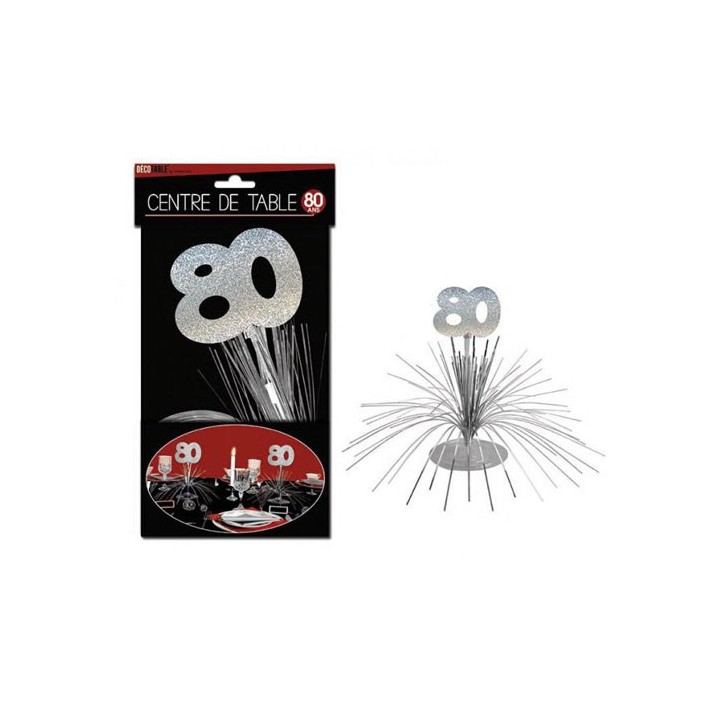 Centre de table 80 ans