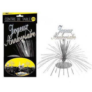 Centre de table joyeux anniversaire