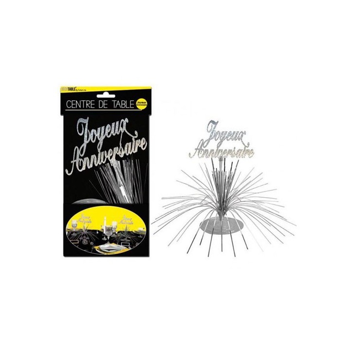 Centre de table joyeux anniversaire