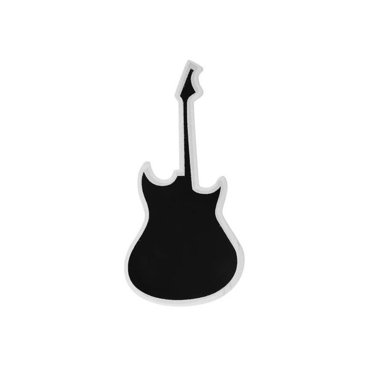 Ardoise guitare porte menu
