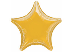 Ballon aluminium étoile or