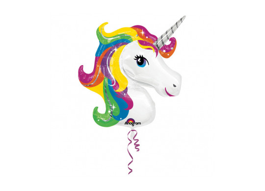 Ballon aluminium licorne