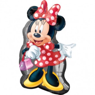 Ballon aluminium forme Minnie - Article de fête