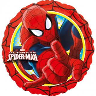 Ballon aluminium rond spiderman - Article de fête