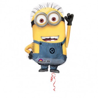 Ballon aluminium forme minion