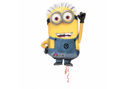 Ballon aluminium forme minion