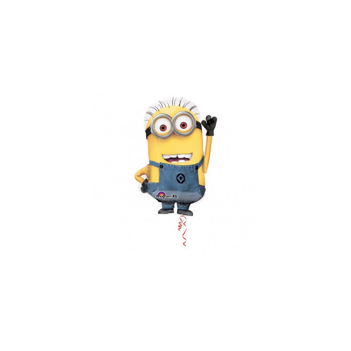 Ballon aluminium forme minion