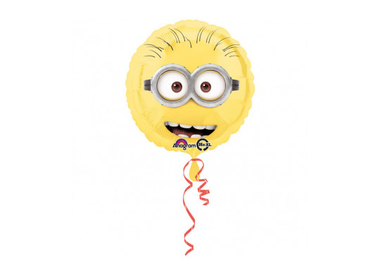 Ballon aluminium rond minion