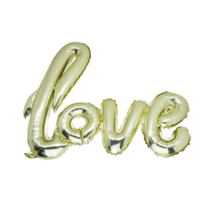 Ballon alu Love champagne - Article de fête