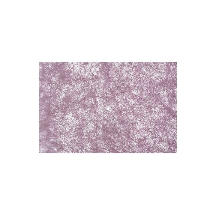 Chemin de table fibre prune 30cm x 10m - Décoration de table