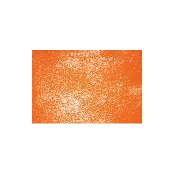 Chemin de table romance fibre orange 30cmx10m - décoration table