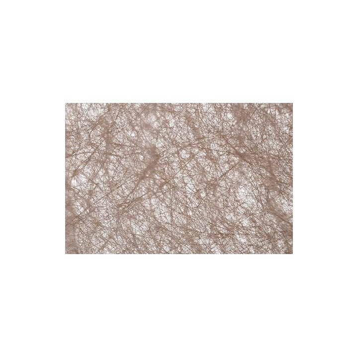Chemin de table fibre chocolat 30cm x 10m - Décoration de table
