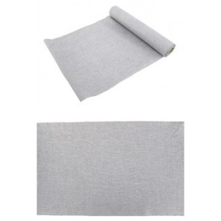 Chemin de table burlap métal argent  - Article de fête