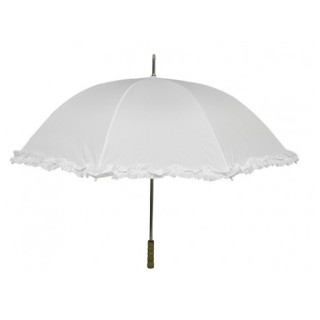Ombrelle du bonheur blanche - Décoration de mariage