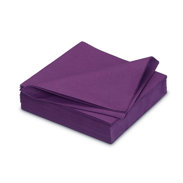 Serviettes intissées prunes