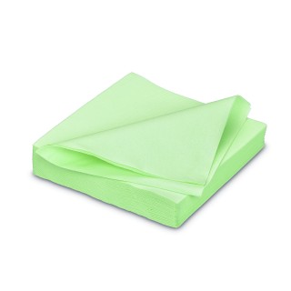 Serviette intissée vert pistache 40 x 40 - Décoration de table