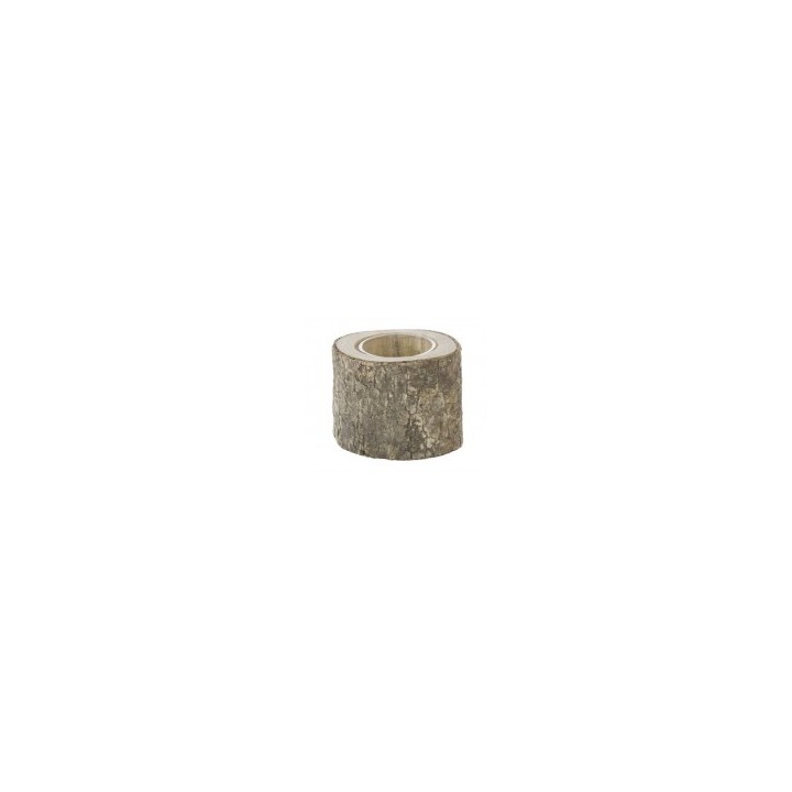 Bougeoir rondin de bois 6cm - Article de décoration