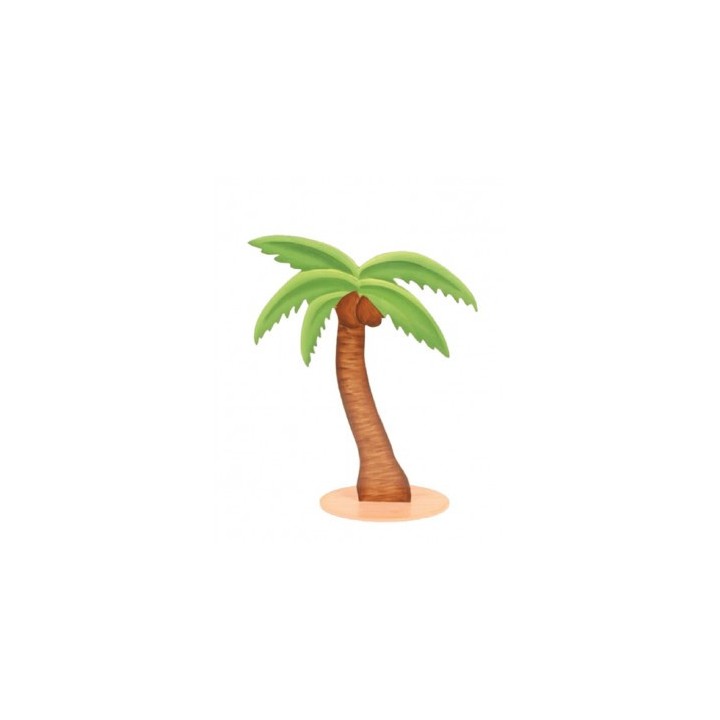 Palmier bois 30cm - Tropical party