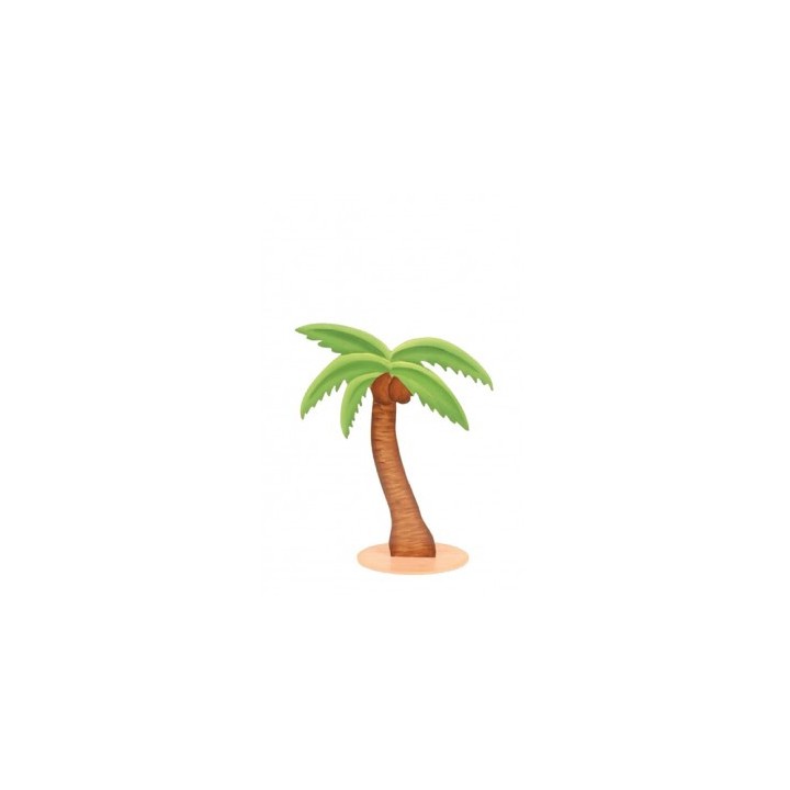 Palmier bois 15cm - Tropical party