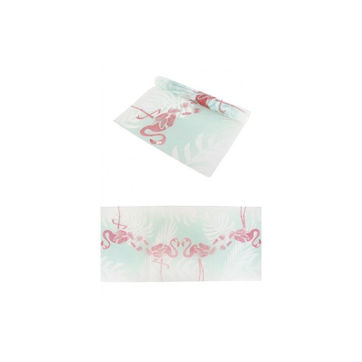 Chemin de table flamand rose - Décoration de table