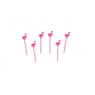 20 pics flamand rose 8cm - Tropical party